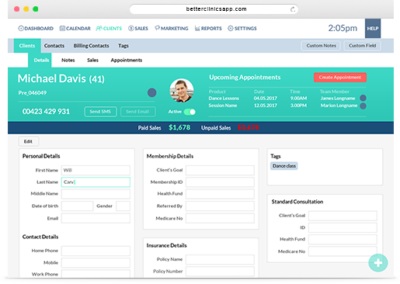 Practice Management Software | Allied Health | Better Clinics