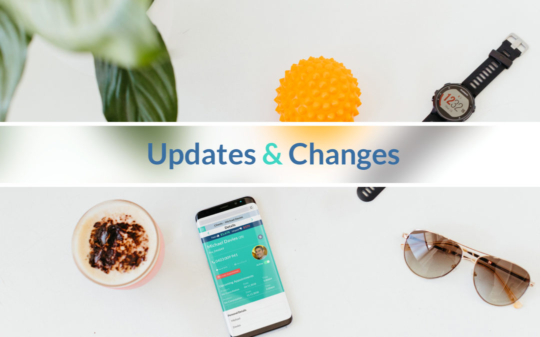 Updates & Changes – Now take deposit payments for online bookings, set for each appointment